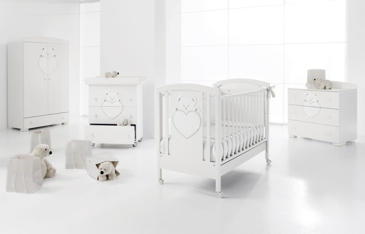 luxusní dětský nábytek - pokojíček Lulu se Swarovski elementy